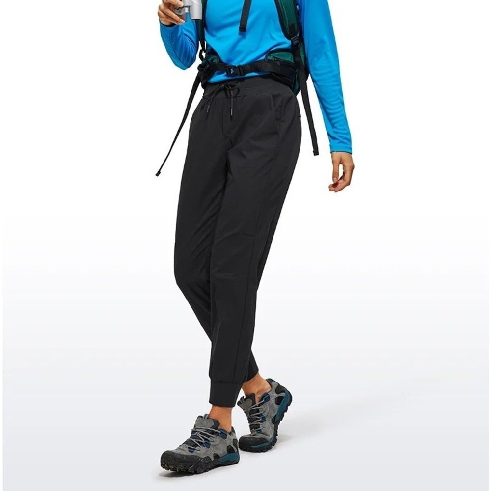 Crz Yoga Ripstop Pocket Hiking Jogger Athletic Black Pants Womens Size XL NEW